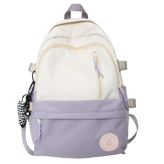 School Bag Aesthetic Pastel Supplies Accessories Canvas Daypack