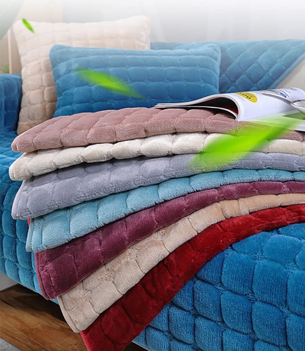 Soft Plush Mattress Protector: Warm Winter Couple Bed Cover